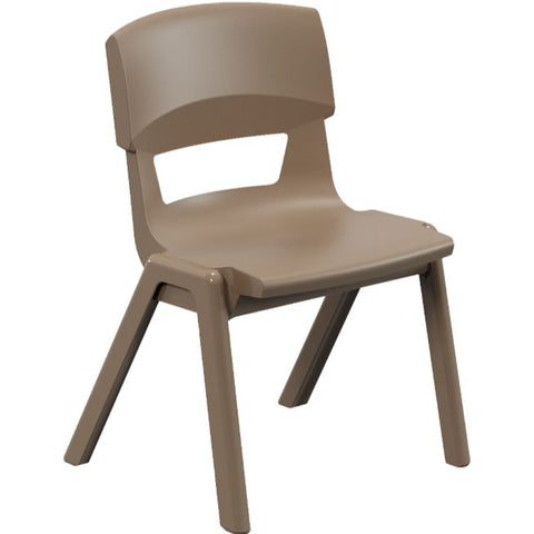 Postura+ One Piece Chair (Ages 6-7)-Chairs-Classroom Chairs,Dropship,KI Europe,Postura,Seating,Wellbeing Furniture-Misty Brown-PosturaOP3-Misty Brown-Learning SPACE