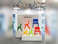 Postura+ One Piece Chair (Ages 6-7)-Chairs-Classroom Chairs, Seating, Wellbeing Furniture-Learning SPACE