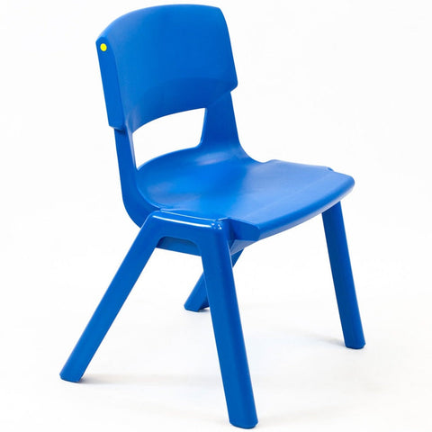 Postura+ One Piece Chair (Ages 6-7)-Chairs-Classroom Chairs,Dropship,KI Europe,Postura,Seating,Wellbeing Furniture-Ink Blue-PosturaOP3-Ink Blue-Learning SPACE
