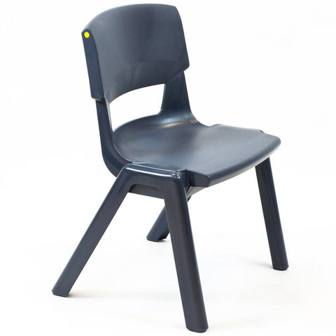 Postura+ One Piece Chair (Ages 6-7)-Chairs-Classroom Chairs,Dropship,KI Europe,Postura,Seating,Wellbeing Furniture-Slate Grey-PosturaOP3-Slate Grey-Learning SPACE