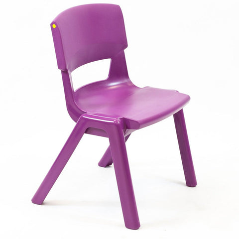 Postura+ One Piece Chair (Ages 6-7)-Chairs-Classroom Chairs,Dropship,KI Europe,Postura,Seating,Wellbeing Furniture-Grape Crush-PosturaOP3-Grape Crush-Learning SPACE