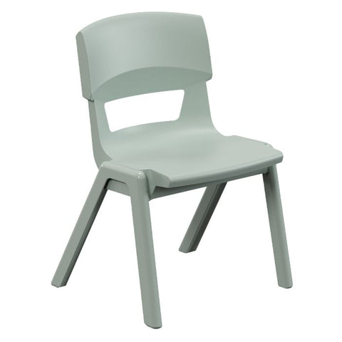 Postura+ One Piece Chair (Ages 6-7)-Chairs-Classroom Chairs,Dropship,KI Europe,Postura,Seating,Wellbeing Furniture-Hazy Jade-PosturaOP3-Hazy Jade-Learning SPACE