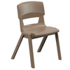 Postura+ One Piece Chair (Ages 8-10)-Classroom Chairs,Dropship,KI Europe,Postura,Seating,Wellbeing Furniture-Misty Brown-PosturaOP4-Misty Brown-Learning SPACE
