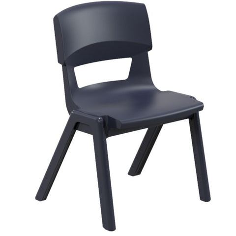 Postura+ One Piece Chair (Ages 8-10)-Classroom Chairs,Dropship,KI Europe,Postura,Seating,Wellbeing Furniture-Nordic Blue-PosturaOP4-Nordic Blue-Learning SPACE