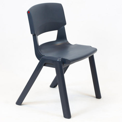 Postura+ One Piece Chair (Ages 8-10)-Classroom Chairs,Dropship,KI Europe,Postura,Seating,Wellbeing Furniture-Slate Grey-PosturaOP4-Slate Grey-Learning SPACE