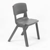 Postura+ One Piece Chair (Ages 8-10)-Classroom Chairs,Dropship,KI Europe,Postura,Seating,Wellbeing Furniture-Iron Grey-PosturaOP4-Iron Grey-Learning SPACE