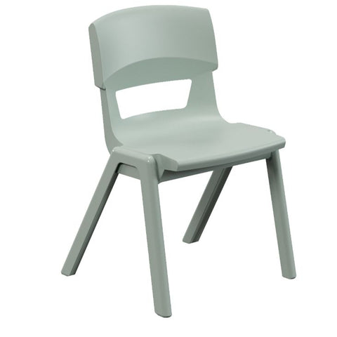 Postura+ One Piece Chair (Ages 8-10)-Classroom Chairs,Dropship,KI Europe,Postura,Seating,Wellbeing Furniture-Hazy Jade-PosturaOP4-Hazy Jade-Learning SPACE
