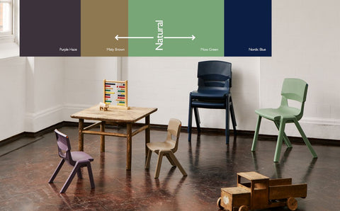 Postura+ One Piece Chair (Ages 8-10)-Classroom Chairs,Dropship,KI Europe,Postura,Seating,Wellbeing Furniture-Learning SPACE