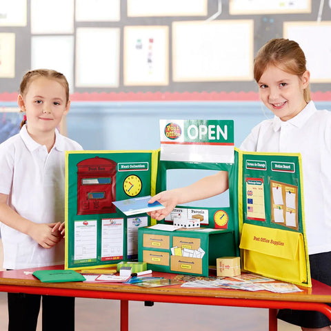 Pretend & Play® Post Office Set-Pretend Play-Calmer Classrooms,Early Years Maths,Games & Toys,Helps With,Imaginative Play,Kitchens & Shops & School,Learning Resources,Life Skills,Maths,Money,Pocket money,Primary Games & Toys,Primary Maths,Role Play,Stock-Learning SPACE