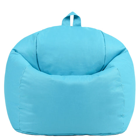 Primary Size Bean Bag Chair - With Back Support-Bean Bags,Bean Bags & Cushions,Dropship,Eden Learning Spaces,Matrix Group,Nurture Room,Seating,Wellbeing Furniture-Aqua-ED1TUBMOD016-Learning SPACE