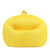 Primary Size Bean Bag Chair - With Back Support-Bean Bags,Bean Bags & Cushions,Dropship,Eden Learning Spaces,Matrix Group,Nurture Room,Seating,Wellbeing Furniture-Yellow-ED1TUBMOD017-Learning SPACE