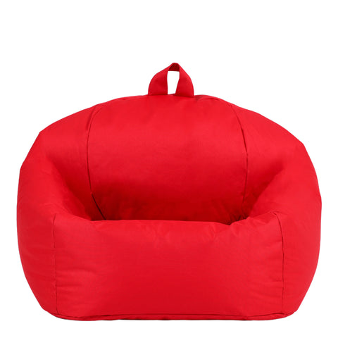 Primary Size Bean Bag Chair - With Back Support-Bean Bags,Bean Bags & Cushions,Dropship,Eden Learning Spaces,Matrix Group,Nurture Room,Seating,Wellbeing Furniture-Red-ED1TUBMOD008-Learning SPACE