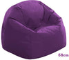 Primary Size Bean Bag Chair - With Back Support-Bean Bags, Bean Bags & Cushions, Eden Learning Spaces, Matrix Group, Nurture Room, Wellbeing Furniture-Purple-Learning SPACE