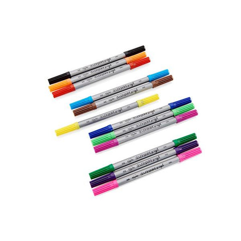 ProScribe Double-Sided Thick/Thin Markers – Pack of 12-Art Materials,Arts & Crafts,Drawing & Easels,Early Arts & Crafts,Premier Office,Primary Arts & Crafts-Learning SPACE