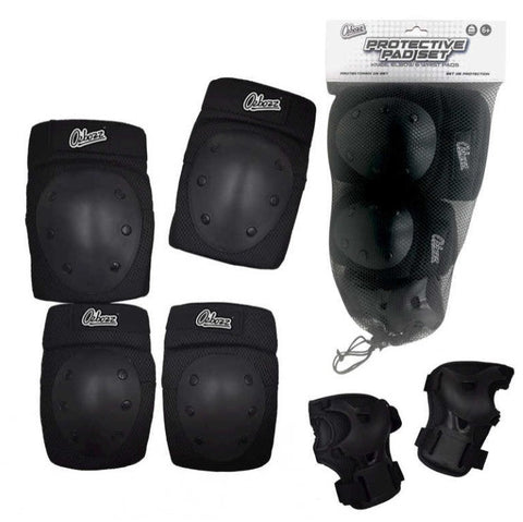 Protective Pad Set Knee, Wrist and Elbows - For Scooters and Skateboards-Active Games,Discontinued,Ozbozz,Tobar Toys-Learning SPACE