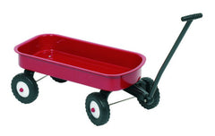 Pull Along Cart - Red-Forest School & Outdoor Garden Equipment,Garden Game,Goki Toys,Gross Motor and Balance Skills,Ride & Scoot-Learning SPACE