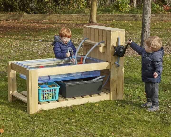 Pump In Pump Out, Double Pump Station-Cosy Direct,Cosy Outdoor,Outdoor Sand & Water Play,Sand,Sand & Water Trays,Trays,Water & Sand Toys-Learning SPACE