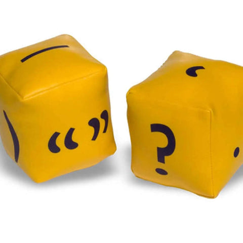 Punctuation Dice Set of 2-Classroom Resources,Dyslexia,Educational Classroom Materials,EDUK8,Spelling Games & Grammar Activities-Learning SPACE