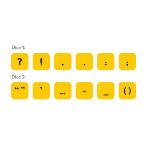 Punctuation Dice Set of 2-Classroom Resources,Dyslexia,Educational Classroom Materials,EDUK8,Spelling Games & Grammar Activities-Learning SPACE