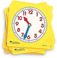 Pupil Clock Dials (Set of 10)-Calmer Classrooms,Classroom Packs,Helps With,Learning Activity Kits,Learning Resources,Life Skills,Maths,Primary Maths,Stock,Time-Learning SPACE