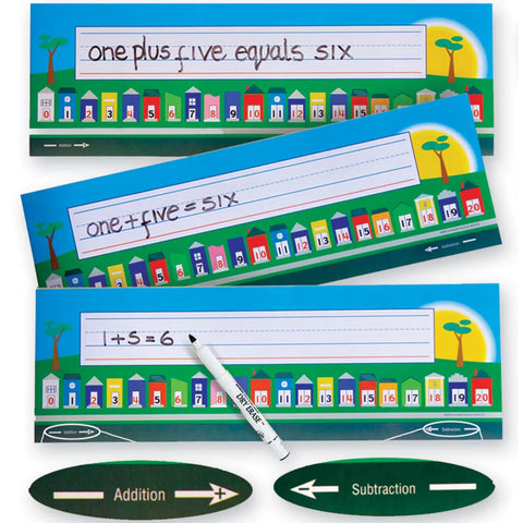 Pupils Number Street Pack of 36-Classroom Packs,Classroom Resources,Dyscalculia,Early Years Maths,Educational Classroom Materials,EDUK8,Maths,Primary Maths-Learning SPACE