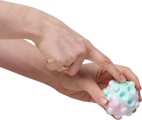 Push Popper Fidget Ball-ADD/ADHD,Calmer Classrooms,Calming & Anxiety,Cause & Effect Toys,Fidget,Helps With,Neuro Diversity,Push Popper,Stocking Stuffers,Stress Relief,Tobar Toys,Toys for Anxiety-Learning SPACE