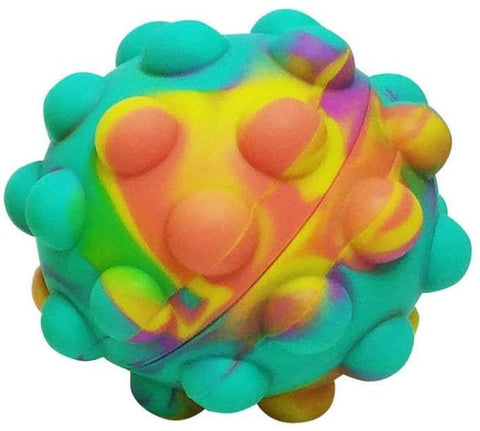 Push Popper Fidget Ball-ADD/ADHD,Calmer Classrooms,Calming & Anxiety,Cause & Effect Toys,Fidget,Helps With,Neuro Diversity,Push Popper,Stocking Stuffers,Stress Relief,Tobar Toys,Toys for Anxiety-Learning SPACE