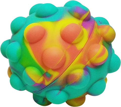 Push Popper Fidget Ball-ADD/ADHD,Calmer Classrooms,Calming & Anxiety,Cause & Effect Toys,Fidget,Helps With,Neuro Diversity,Push Popper,Stocking Stuffers,Stress Relief,Tobar Toys,Toys for Anxiety-Learning SPACE
