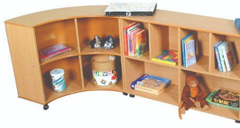 Quarter Round Unit Curve Out-Bookcases,Calmer Classrooms,Classroom Displays,Helps With,Reading Area,Storage,Wellbeing Furniture-Learning SPACE
