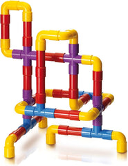 Quercetti Tube Building and Linking Toy-Building Blocks,Creative Thinking,Engineering & Construction,Fine Motor Skills,Quercetti,Spatial Awareness-Learning SPACE