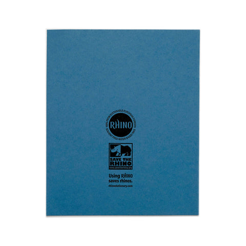 RHINO 8 x 6.5" Exercise Books 8mm Ruled No Margin – 48pg/100pk-Exercise Books-Learning SPACE