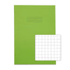 RHINO A4 Exercise Book - 10mm Squared |64pg/50pk-Exercise Books-Light Green-VEX677-3605-6-Learning SPACE