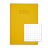 RHINO A4 Exercise Book - 10mm Squared |64pg/50pk-Exercise Books-Yellow-VEX677-2925-4-Learning SPACE
