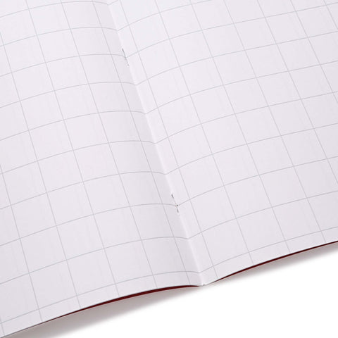 RHINO A4 Exercise Book - 20mm Squared | 32pg/100pk-Exercise Books-Learning SPACE