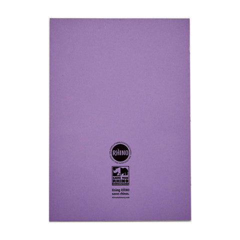 RHINO A4 Exercise Book - 20mm Squared | 32pg/100pk-Exercise Books-Learning SPACE