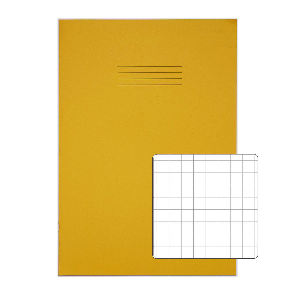 RHINO A4Plus Oversized Exercise Book (13 x 9") - 10mm Squared |50pk-Exercise Books-48 Pages-VDU048-335-Learning SPACE