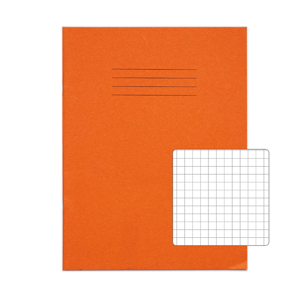 RHINO A5+ Exercise Book (9 x 7") - 7mm Squared | 80pg/100pk-Exercise Books-Learning SPACE