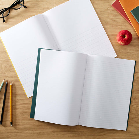 RHINO A5+ Exercise Book- Alternate 8mm Ruled/Blank| 80pg/100pk-Exercise Books-Learning SPACE