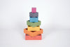 Rainbow Architect Stacking Squares - Pk7 - Great For Montessori And Nurture Rooms-Additional Need,Building Blocks,Fine Motor Skills,Gifts For 2-3 Years Old,Gifts For 3-5 Years Old,Gifts for 5-7 Years Old,Gifts for 8+,Helps With,Maths,Memory Pattern & Sequencing,Nurture Room,Primary Maths,Shape & Space & Measure,Stacking Toys & Sorting Toys,Stock,Teenage & Adult Sensory Gifts,TickiT-Learning SPACE