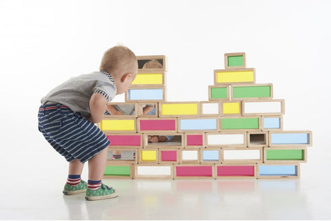 Rainbow Bricks - Pk36-AllSensory,Building Blocks,Calming & Anxiety,Dropship,Engineering & Construction,excell2,Farms & Construction,Helps With,Imaginative Play,Light Box Accessories,Nurture Room,S.T.E.M,Sensory Seeking,Stacking Toys & Sorting Toys,Stock,TickiT,Visual Sensory Toys-Learning SPACE