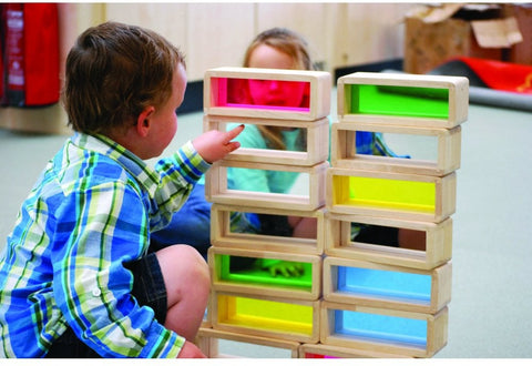 Rainbow Bricks - Pk36-AllSensory,Building Blocks,Calming & Anxiety,Dropship,Engineering & Construction,excell2,Farms & Construction,Helps With,Imaginative Play,Light Box Accessories,Nurture Room,S.T.E.M,Sensory Seeking,Stacking Toys & Sorting Toys,Stock,TickiT,Visual Sensory Toys-Learning SPACE