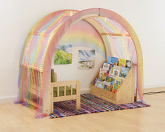 Rainbow Cover for Rafiki/Umbu Arches-Arches,Cosy Direct,Den Accessories,Den Making Materials,Nooks dens & Reading Areas,Sensory Dens-Learning SPACE