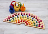 Rainbow Felt Ball Play Palette-Cosy Direct,Rainbow Theme Sensory Room,sensory activity-Learning SPACE