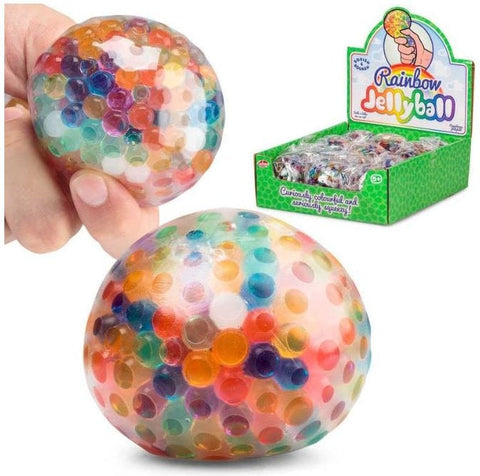 Rainbow Jellyball-Calmer Classrooms,Calming & Anxiety,Fidget,Helps With,Pocket money,Squishing Fidget,Stock,Stress Relief,Tobar Toys,Toys for Anxiety-Learning SPACE