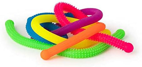 Rainbow Textured Noodles-AllSensory,Calming & Anxiety,Early Years Sensory Play,Fidget,Sensory Seeking,Squishing Fidget,Stock,Tactile Toys & Books,Tobar Toys-Learning SPACE