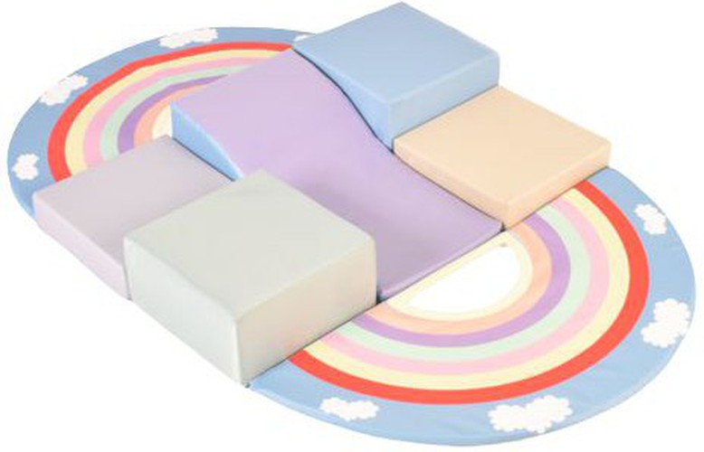 Rainbow Toddler Climber-Baby Climbing Frame,Baby Sensory Toys,Baby Soft Play and Mirrors,Down Syndrome,Dropship,Eco Friendly,Play Mats & Baby Gyms,Playmats & Baby Gyms,Rainbow Theme Sensory Room,Soft Play Sets,Stock-Learning SPACE