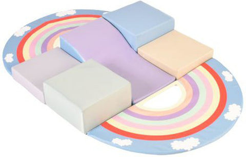 Rainbow Toddler Climber-Baby Climbing Frame,Baby Sensory Toys,Baby Soft Play and Mirrors,Down Syndrome,Dropship,Eco Friendly,Play Mats & Baby Gyms,Playmats & Baby Gyms,Rainbow Theme Sensory Room,Soft Play Sets,Stock-Learning SPACE