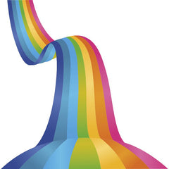 Rainbow Wave Decorative Decal (Made to Measure)-Arts & Crafts-bespoke,Dropship,Personalised,Rainbow Theme Sensory Room,Sticker,swym-disabled-addtocart-with-text,swym-hide-addtocart,swym-hide-productprice,Wall & Ceiling Stickers,Wall Decor-Learning SPACE