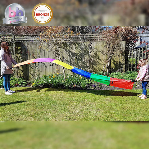 Rainbow Wave Playground Play Set-Active Games,EDUK8,Forest School & Outdoor Garden Equipment,Garden Game,Playground,Playground Equipment,Sensory Garden-Learning SPACE