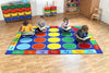 Rainbow™ ABC 3x2m Rectangle Carpet-Dropship,Kit For Kids,Learn Alphabet & Phonics,Mats & Rugs,Multi-Colour,Placement Carpets,Rectangular,Rugs,Wellbeing Furniture-Learning SPACE